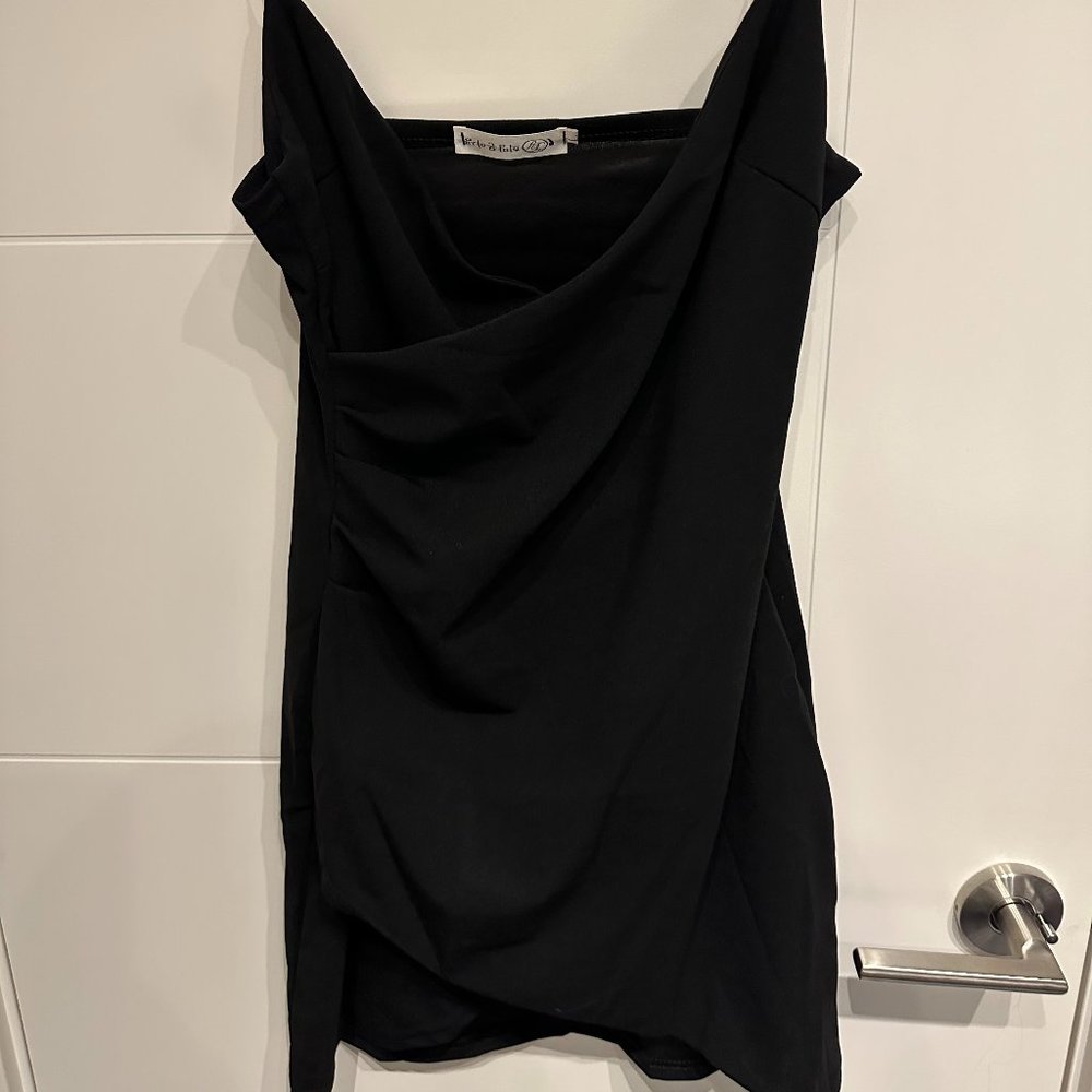 Black Wrap Dress